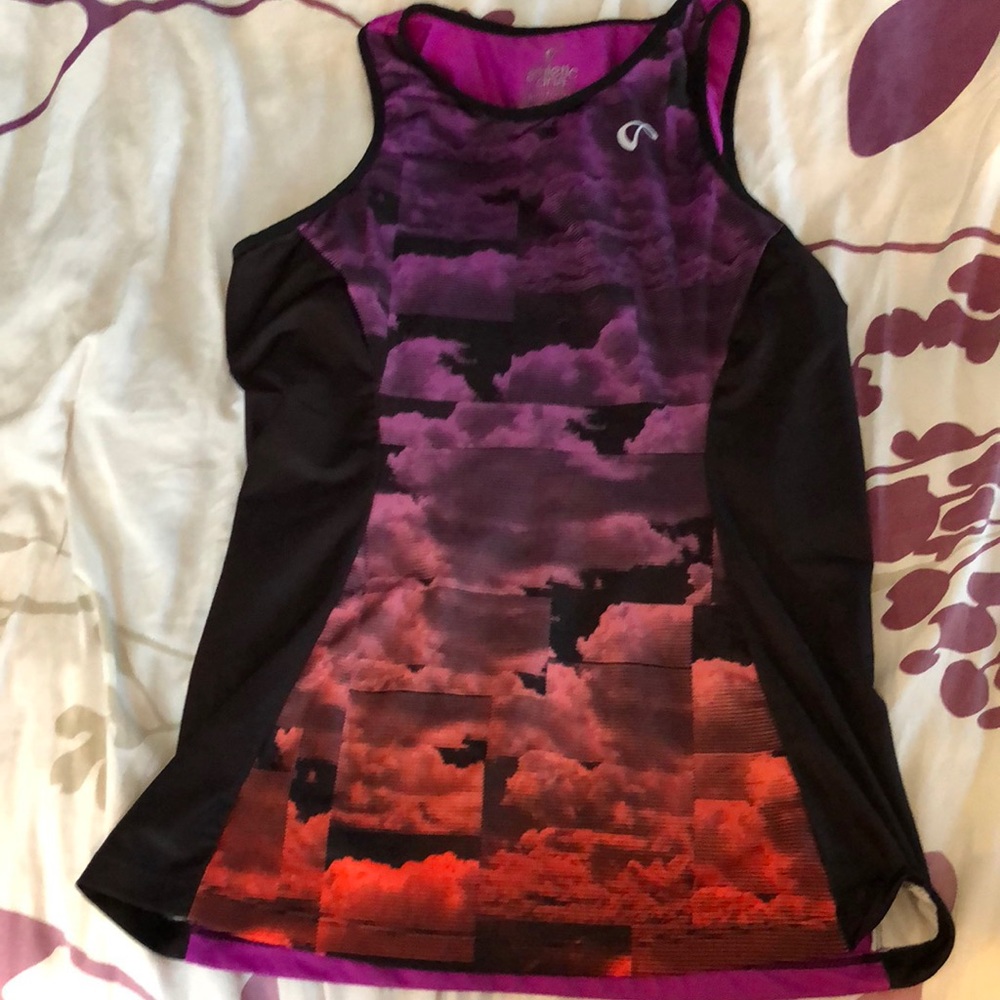 Athletic DNA Pink and Black Cloud Tank